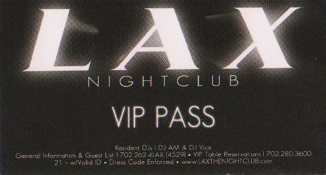 las vegas vip club passes